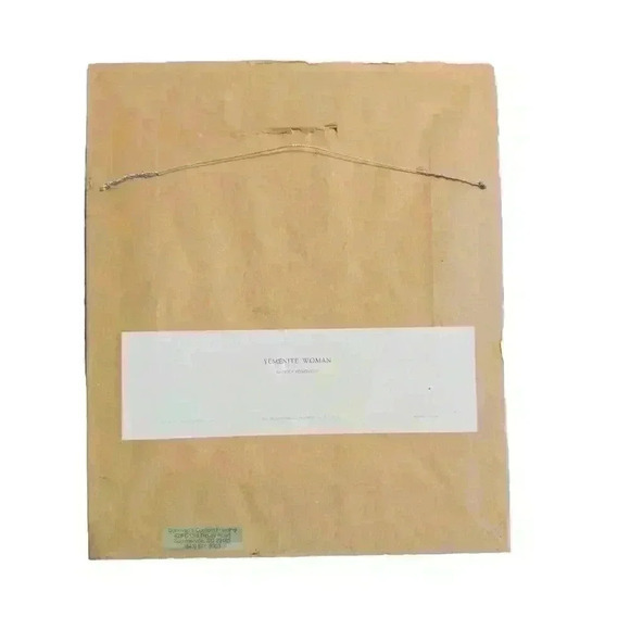 Nota Koslowsky - “Yemenite Woman” - 14” x 18” Realistic Print, Framed And Matted - Picture 4 of 5